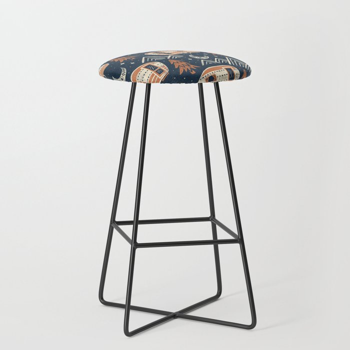 Little Camper - midnight and copper  Stool Gallery Image 1