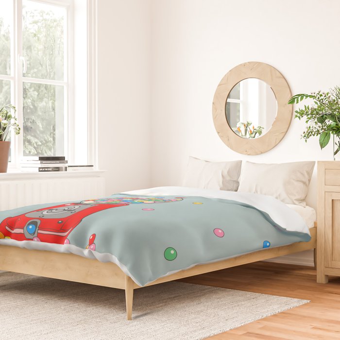 Unicorn Gumball Poop Duvet Cover Gallery Image 2