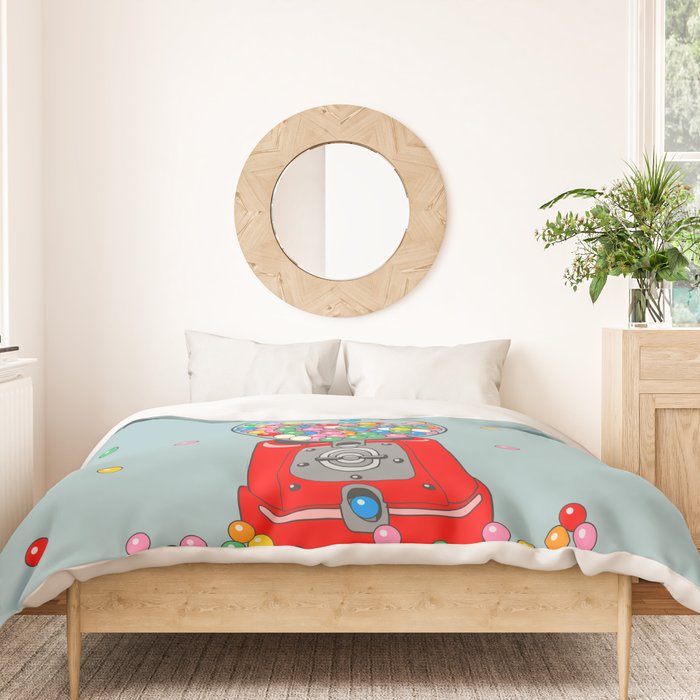 Unicorn Gumball Poop Duvet Cover Gallery Image 3