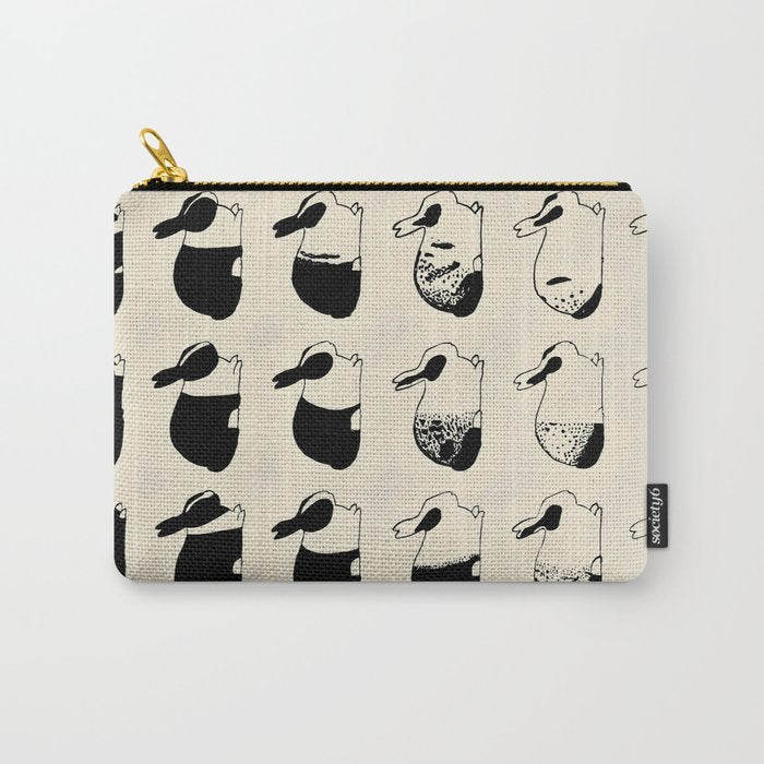Studies of heredity in rabbits- William E.Castle - 1919 Cute Bunny Pattern Carry All Pouch Gallery Image 1