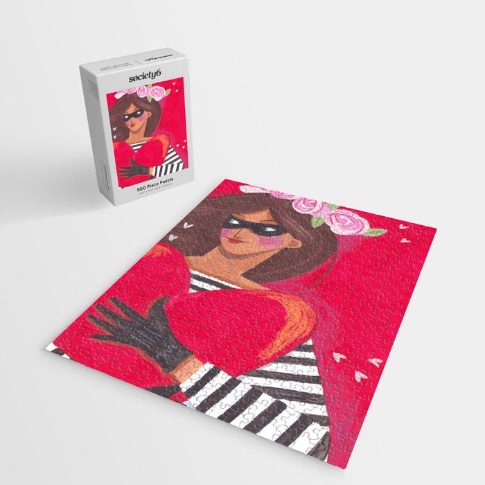 Portrait woman you stole my heart Jigsaw Puzzle Gallery Image 2