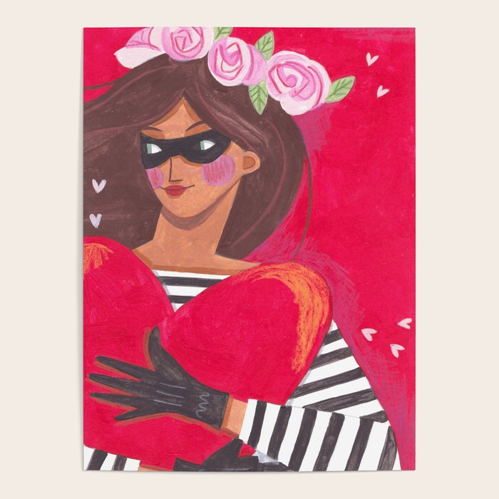 Portrait woman you stole my heart Poster Gallery Image 1