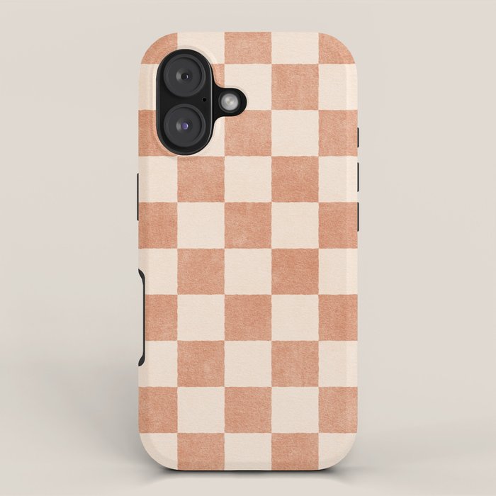 CHECKER - 001 - Nougat iPhone Case Gallery Image 1