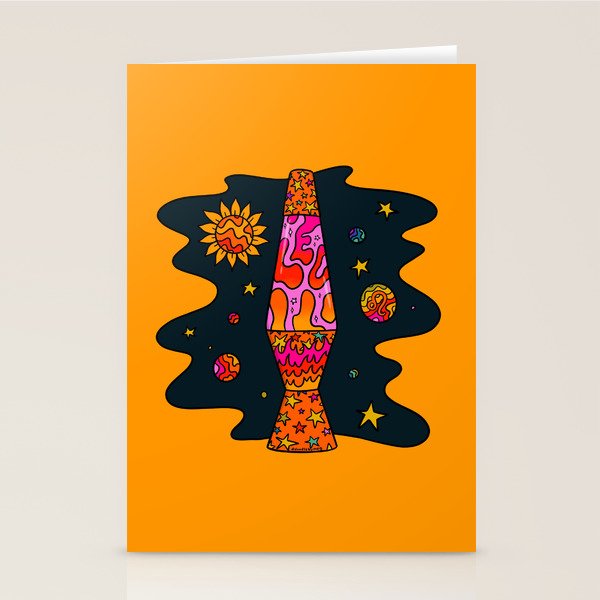Leo Lava Lamp Stationery Card Gallery Image 1