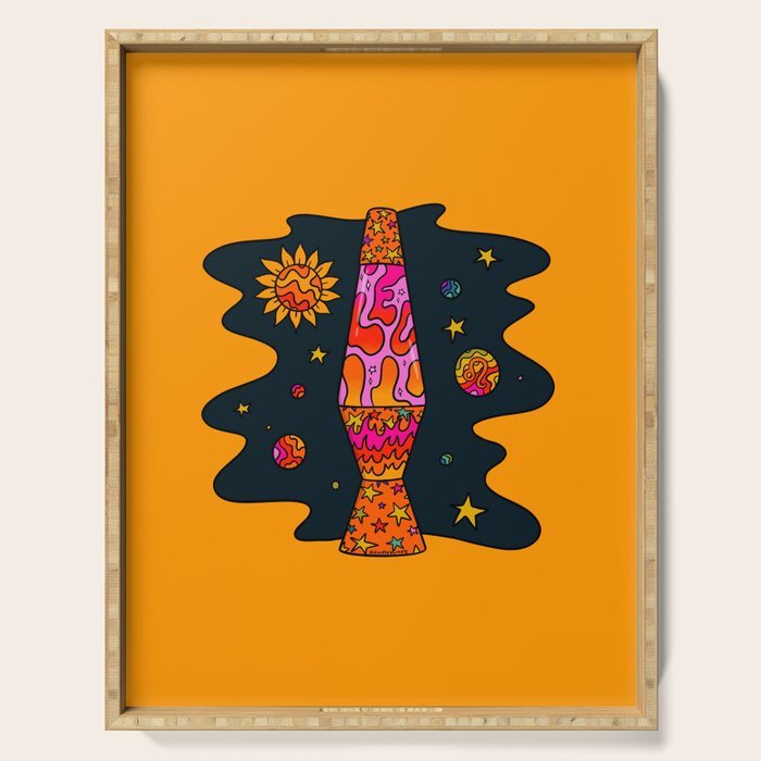 Leo Lava Lamp Serving Tray Gallery Image 1
