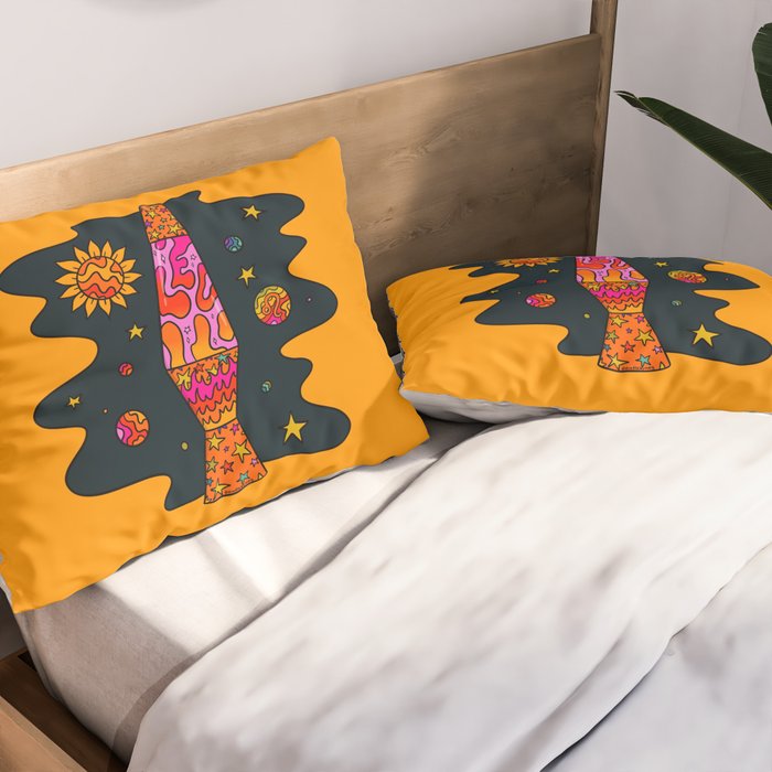 Leo Lava Lamp Pillow Sham Gallery Image 2