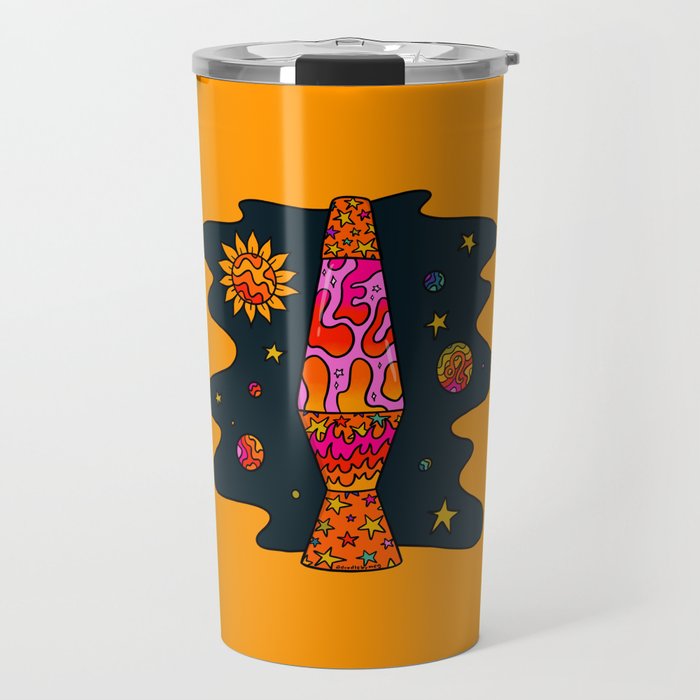 Leo Lava Lamp Travel Mug Gallery Image 1