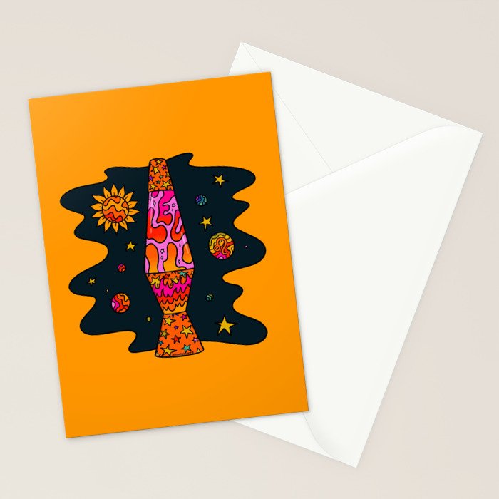 Leo Lava Lamp Stationery Card Gallery Image 2