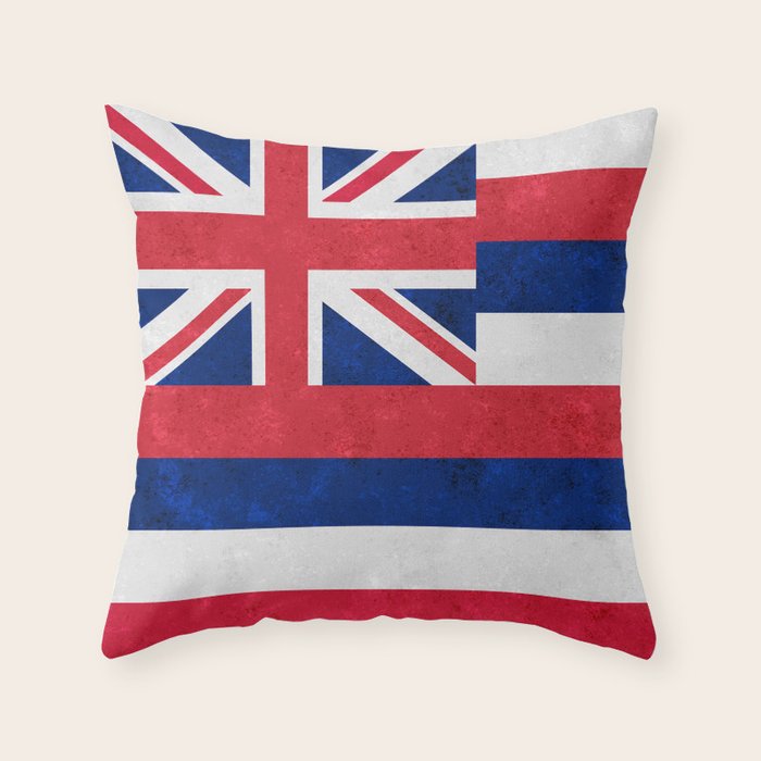 Flag of Hawaii Throw Pillow Gallery Image 1