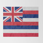 Flag of Hawaii Throw Blanket Gallery Image 2