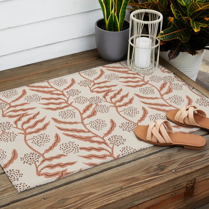 LA VILLE VINE BLUSH Outdoor Rug Gallery Image 2