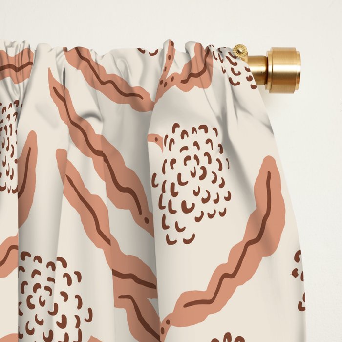 LA VILLE VINE BLUSH Window Curtain Gallery Image 2