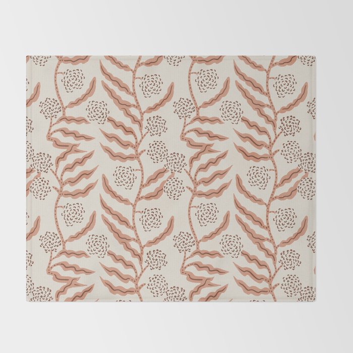 LA VILLE VINE BLUSH Throw Blanket Gallery Image 2