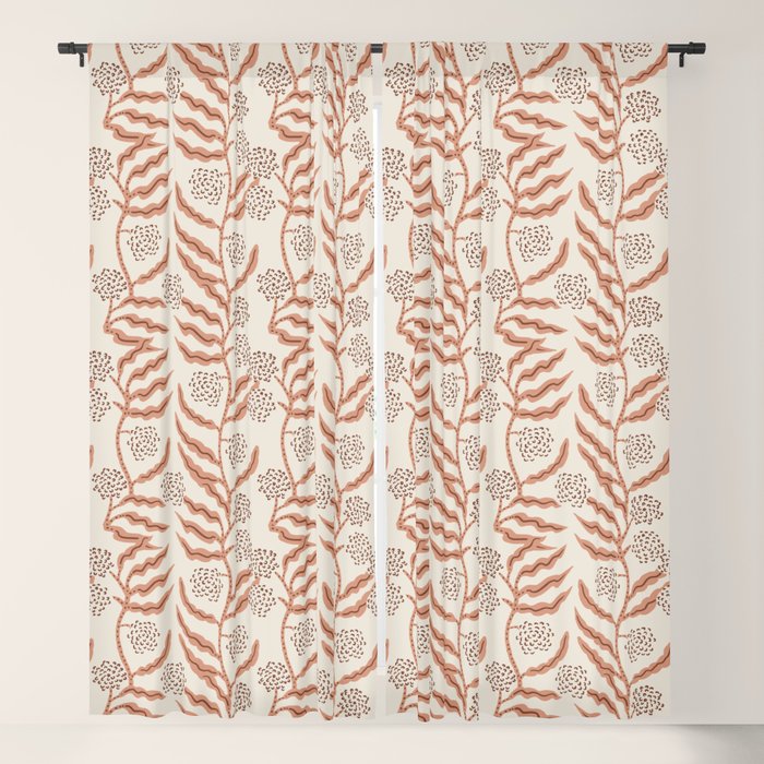 LA VILLE VINE BLUSH Window Curtain Gallery Image 1
