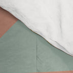 Retro Geometric Triangles in Earthy Pastels Comforter Gallery Image 4