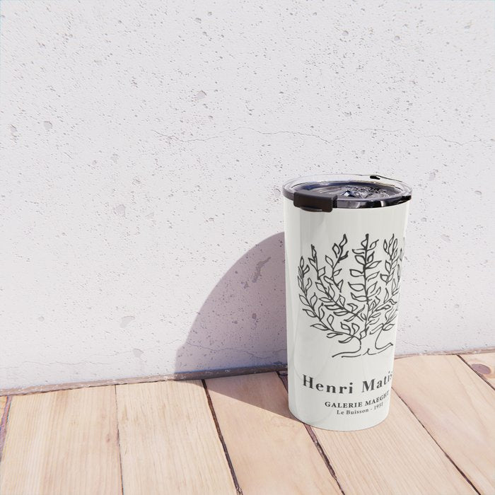 Henri Matisse 'Tree of Life' Abstract Line Art Travel Mug Gallery Image 4