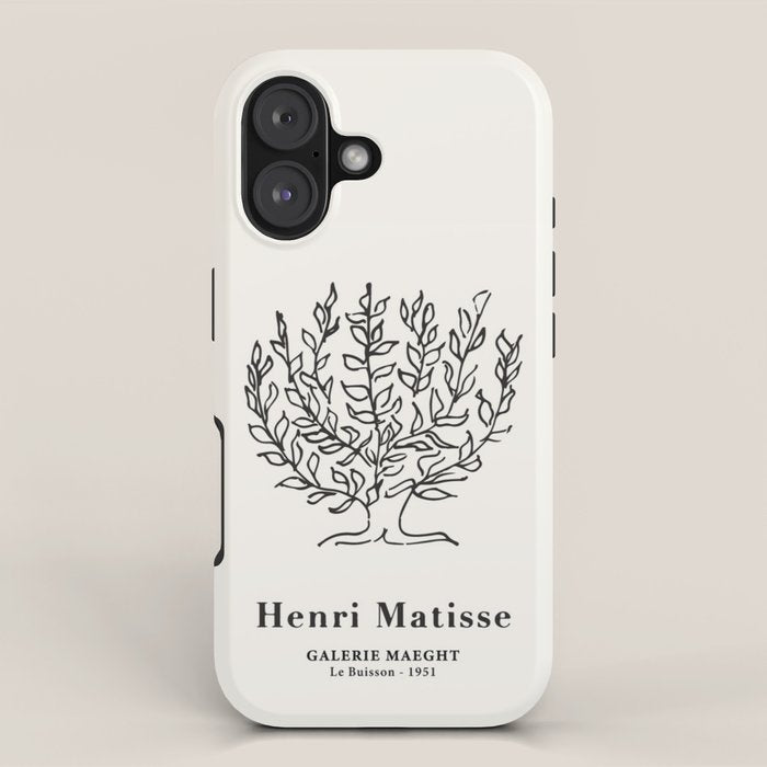 Henri Matisse 'Tree of Life' Abstract Line Art iPhone Case Gallery Image 1