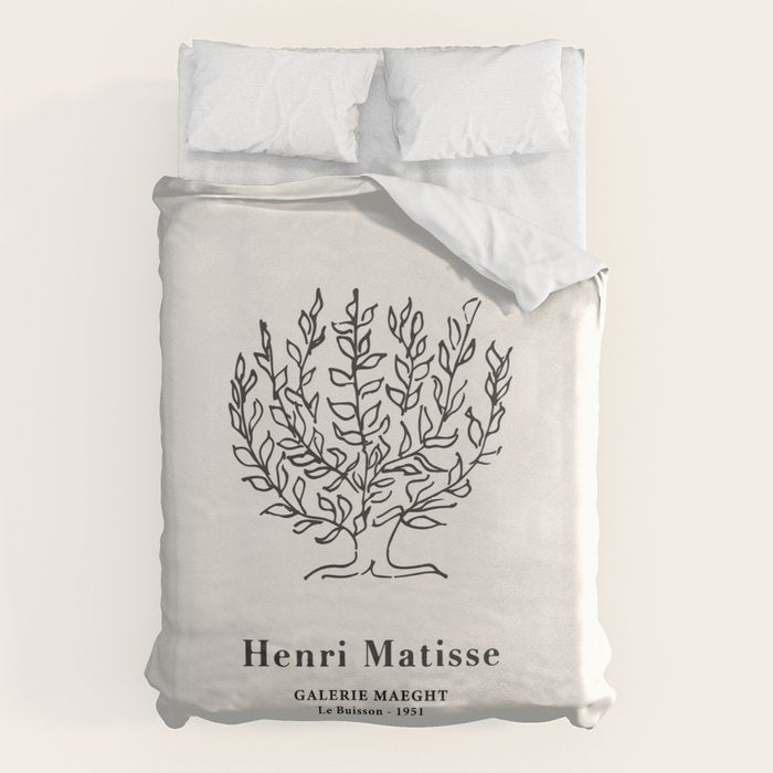 Henri Matisse 'Tree of Life' Abstract Line Art Duvet Cover Gallery Image 6