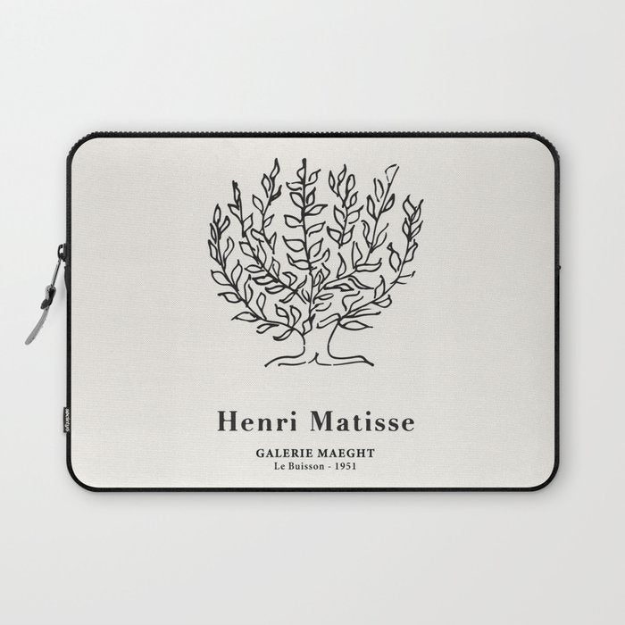 Henri Matisse 'Tree of Life' Abstract Line Art Laptop Sleeve Gallery Image 1