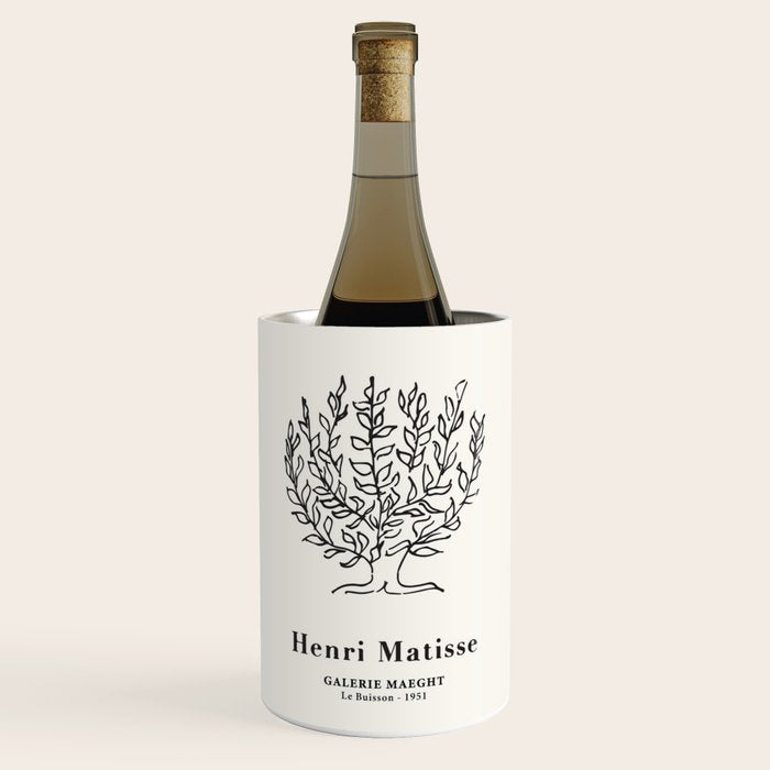Henri Matisse 'Tree of Life' Abstract Line Art Wine Chiller Gallery Image 1