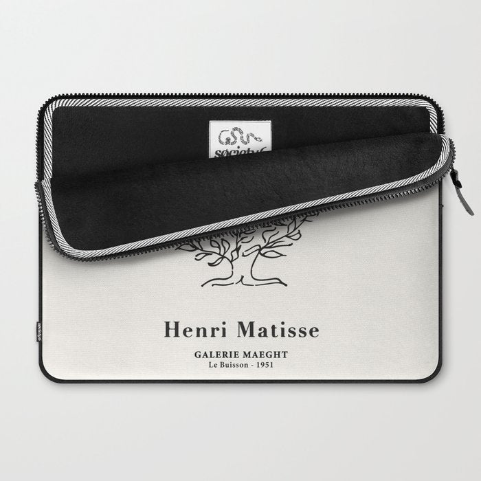 Henri Matisse 'Tree of Life' Abstract Line Art Laptop Sleeve Gallery Image 2