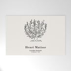 Henri Matisse 'Tree of Life' Abstract Line Art Welcome Mat Gallery Image 1