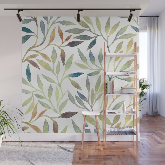 Leaves 5 Wall Mural Gallery Image 1