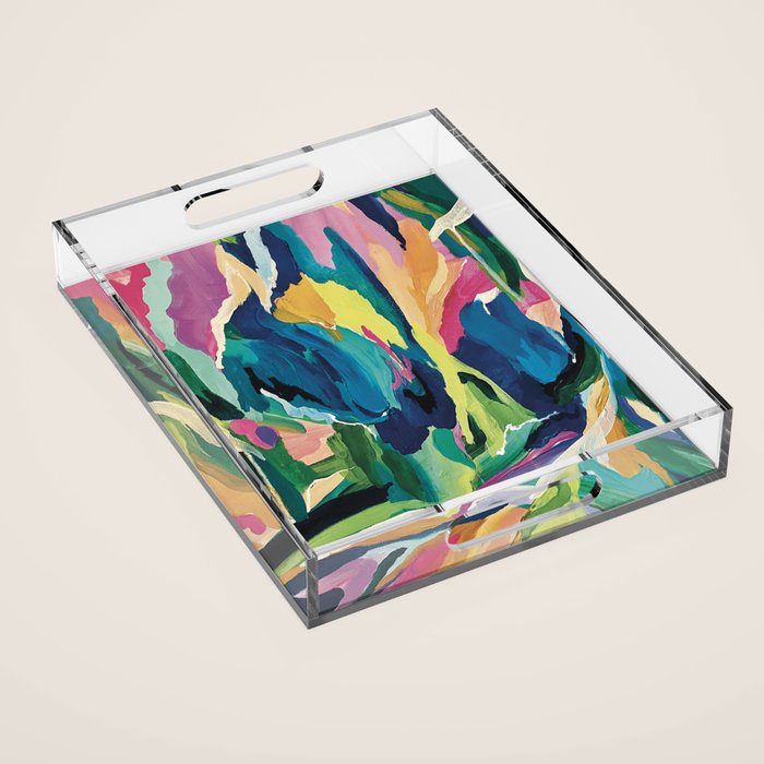 Flourishing  Acrylic Tray Gallery Image 1