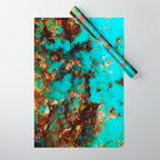 Turquoise I Wrapping Paper Gallery Image 1