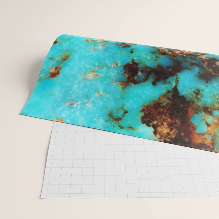 Turquoise I Wrapping Paper Gallery Image 2