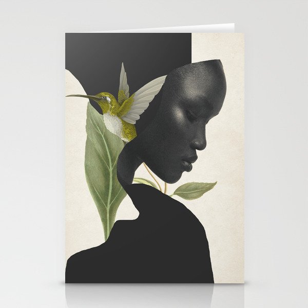 minimal collage /silence 6 Stationery Card Gallery Image 1