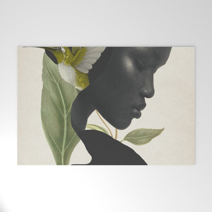 minimal collage /silence 6 Welcome Mat Gallery Image 1