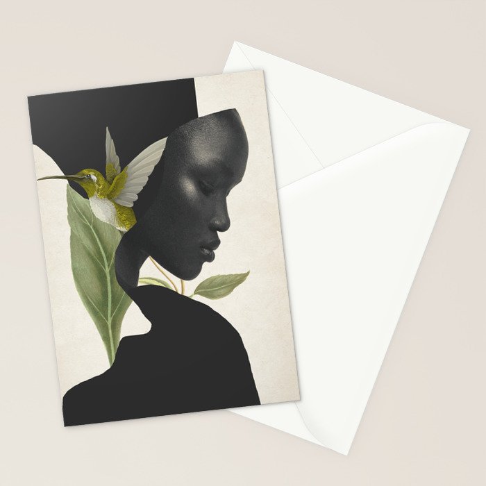 minimal collage /silence 6 Stationery Card Gallery Image 2