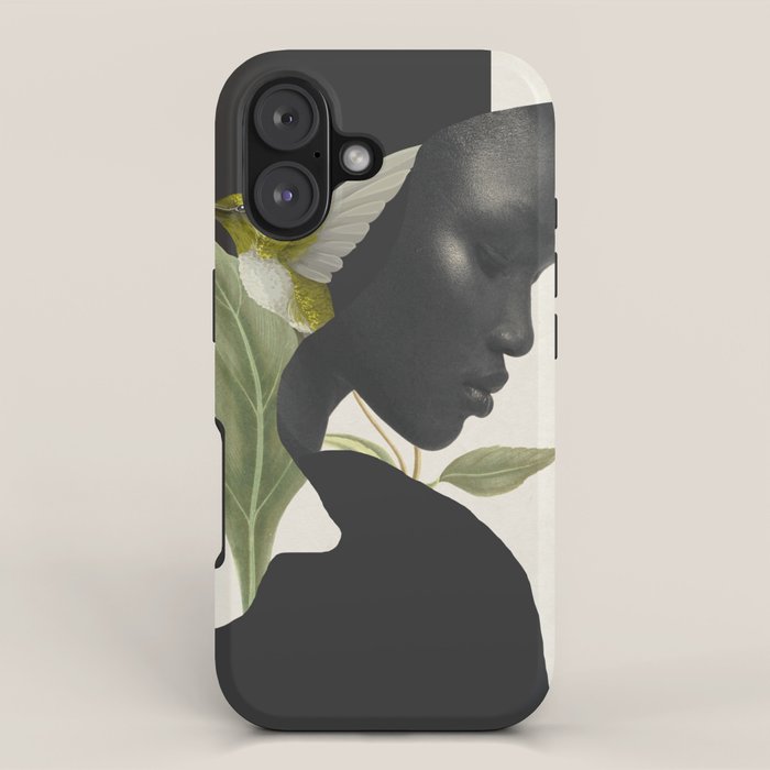 minimal collage /silence 6 iPhone Case Gallery Image 1