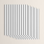 Vertical Dark Grey Stripes Pattern Wrapping Paper Gallery Image 3