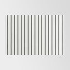 Vertical Dark Grey Stripes Pattern Rug Gallery Image 2