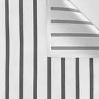 Vertical Dark Grey Stripes Pattern Wall Tapestry Gallery Image 3