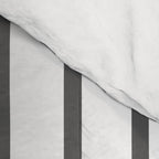 Vertical Dark Grey Stripes Pattern Comforter Gallery Image 4