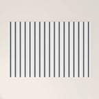 Vertical Dark Grey Stripes Pattern Welcome Mat Gallery Image 1