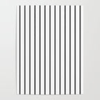 Vertical Dark Grey Stripes Pattern Poster Gallery Image 4