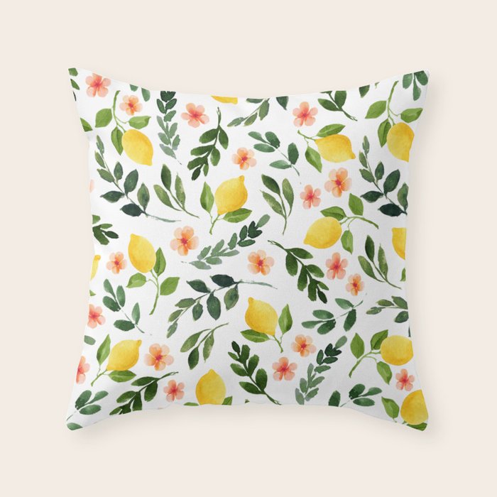 Lemon Grove Throw Pillow Gallery Image 6