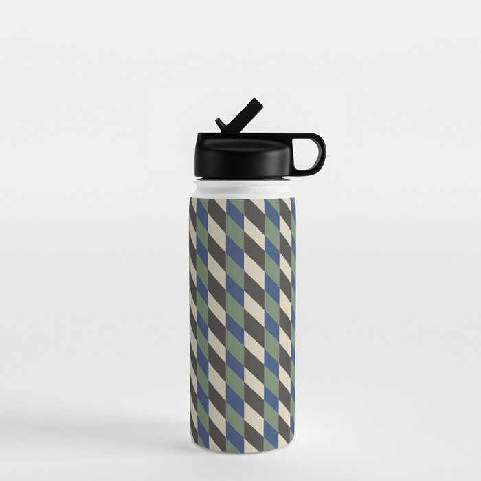 Gingham Water Bottle Gallery Image 1