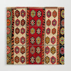 Kurdish  Antique Malatya Turkish Kilim Print Wood Wall Art Gallery Image 1