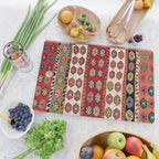 Kurdish  Antique Malatya Turkish Kilim Print Cutting Board Gallery Image 2