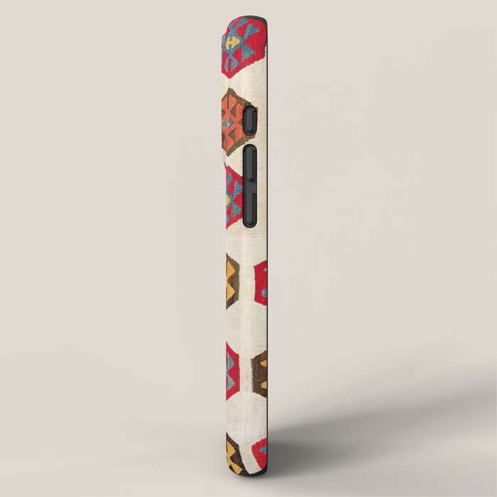 Kurdish  Antique Malatya Turkish Kilim Print iPhone Case Gallery Image 2