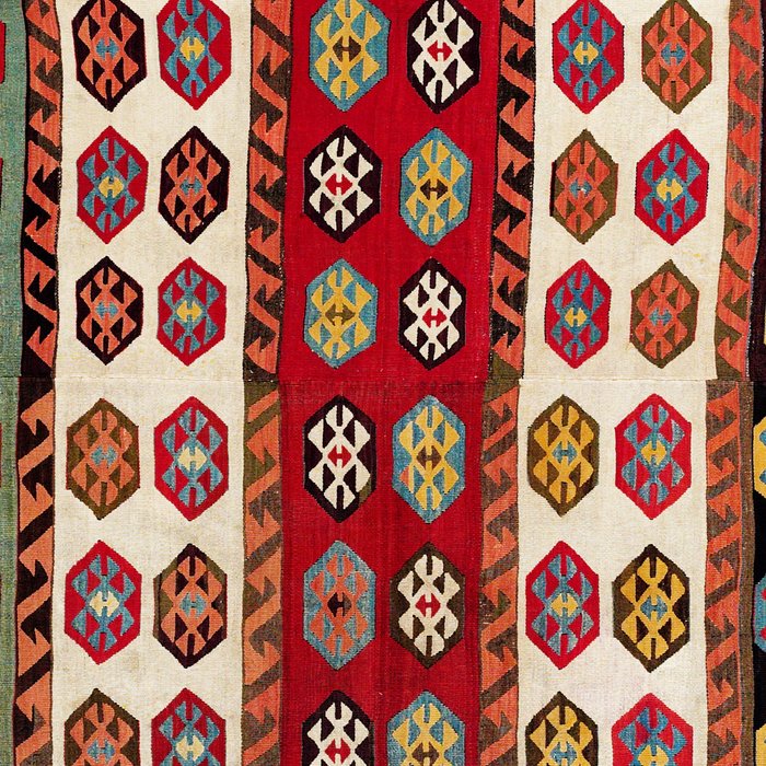 Kurdish  Antique Malatya Turkish Kilim Print Coffee Mug Gallery Image 2