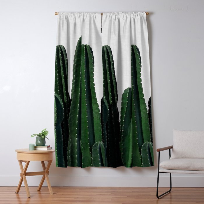 Cactus I Window Curtain