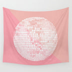 Disco Ball - Blush Wall Tapestry Gallery Image 4