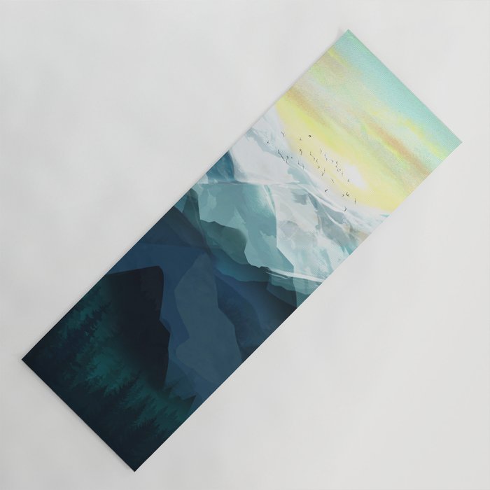 Mountain Range Yoga Mat Gallery Image 1