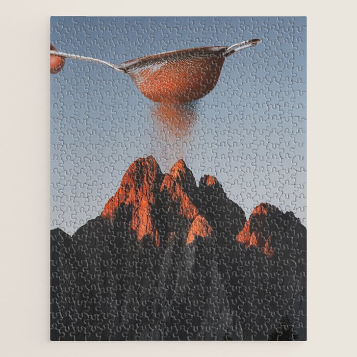 Cocoa Dusk - Chocolate Mountain Peak Jigsaw Puzzle Gallery Image 1